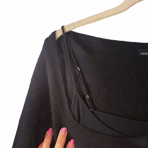 MODA International Black Sweater Dress - Picture 5 of 5